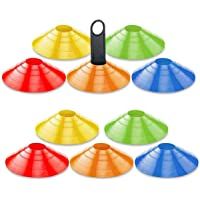 mengger Conos Entrenamiento- Disco Marcador Entrenamiento Fútbol Juegos Agilidad Seguridad Field Space Marker para…